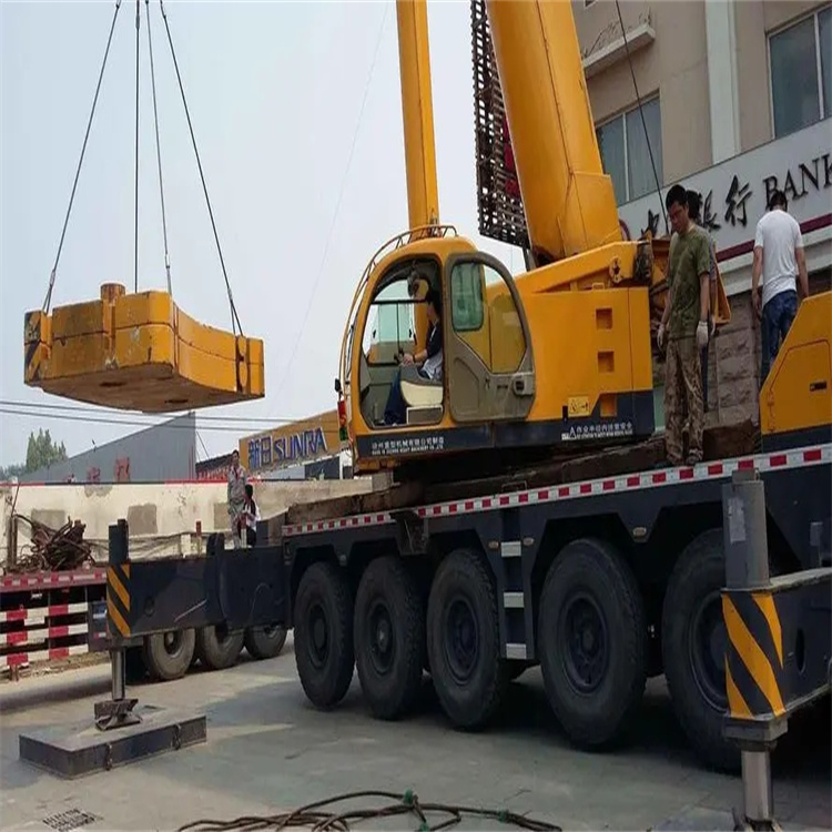 邵原镇当地吊车出租|机器吊装|75吨|工厂搬迁服务